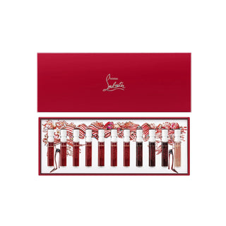Christian Louboutin 11 * Eau De Parfum Collection Set: Loubifunk + Loubidoo + Loubikiss + Loubirouge + Loubiraj + Loubicrown + Loubicroc + Loubicharme Intense + Loubiprince Intense + Loubiluna Intense + Loubimar Legere by Christian Louboutin