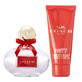 Coach Poppy 2 Pcs Set: Eau De Parfum Spray + 3.3 Body Lotion (Travel) by Coach
