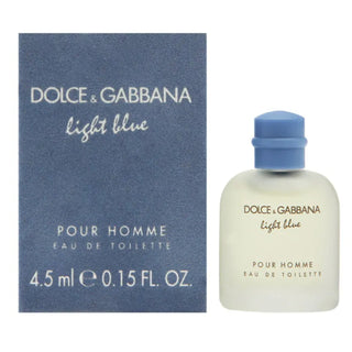 Dolce & Gabbana Light Blue Eau De Toilette Mini For Men by Dolce & Gabbana