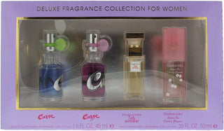 Elizabeth Arden 4 Pcs Set For Women: Curve Eau De Toilette Spray + Curve Crush Eau De Toilette Spray + Green Tea Cherry Blossom Eau De Toilette Spray + Fifth Avenue Eau De Parfum Spray by Elizabeth Arden