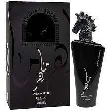 Lattafa Maahir Black Eau De Parfum Spray by Lattafa