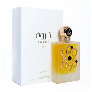 Lattafa Tharwah Gold Eau De Parfum Spray