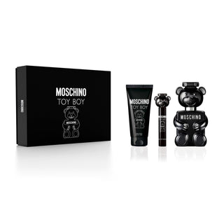 Moschino Toy Boy 3 Pcs Set: Eau De Parfum Spray + Eau De Parfum Spray + 3.4 Body Gel by Moschino