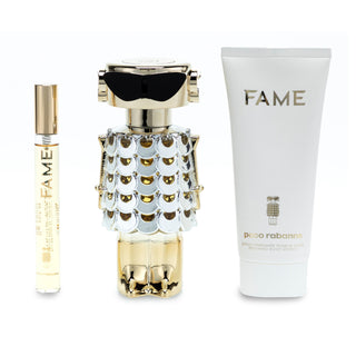 Paco Rabanne Fame 3 Pcs Set For Women: Eau De Parfum Spray + Eau De Parfum Spray + 3.4 Body Lotion by Paco Rabanne