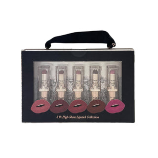 Paris Hilton 5 Pcs Set For Women: 5 * High-Shine 0.13 Lip Stick by Paris Hilton