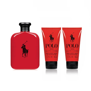 Ralph Lauren Polo Red 3-Piece Gift Set for Men