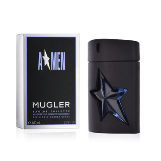 Angel A-Men Eau De Toilette Spray For Men Refillable (Rubber) by Thierry Mugler