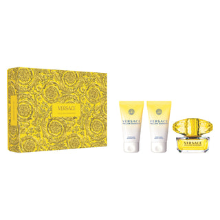 Versace Yellow Diamond 3 Pcs Set For Women: Eau De Toilette Spray + 1.7 Shower Gel + 1.7 Body Lotion. by Versace