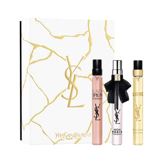 Yves Saint Laurent 3-Piece Women’s Perfume Gift Set – Black Opium, Mon Paris & Libre Eau de Parfum Sprays