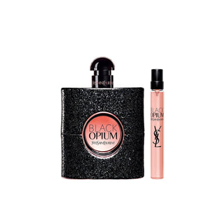 Ysl Black Opium 2 Pcs Set: Eau De Parfum Spray + Eau De Parfum Spray by Yves Saint Laurent