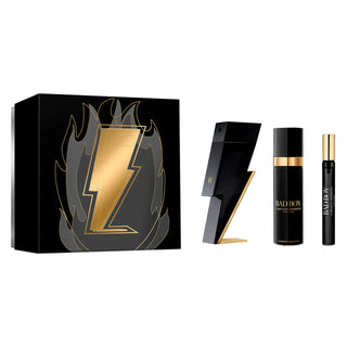 Carolina Herrera Bad Boy 3 Pcs Set: Eau De Toilette Spray + Eau De Toilette Spray + 3.4 Deodorant Spray by Carolina Herrera
