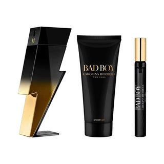 Carolina Herrera Bad Boy Extreme 3 Piece Gift Set for Men