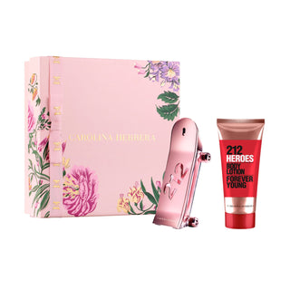 Carolina Herrera 212 Heroes Forever Young 2 Pcs Set For Women: Eau De Parfum Spray + 3.4 Body Lotion by Carolina Herrera