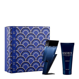 Carolina Herrera Bad Boy Cobalt 2 Pcs Set: Eau De Parfum Electrique Spray + 3.4 Shower Gel by Carolina Herrera