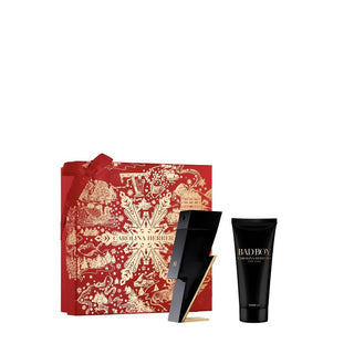 Carolina Herrera Bad Boy 2 Pcs Set: Eau De Toilette Spray + 3.4 Shower Gel (Hard Red Box) by Carolina Herrera