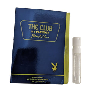 Playboy The Club Blue Edition Eau De Toilette Spray Vial For Men by Playboy