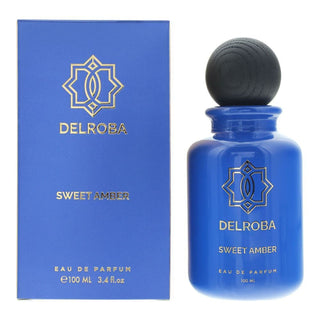 Delroba Sweet Amber Eau De Parfum Spray For Men by Delroba