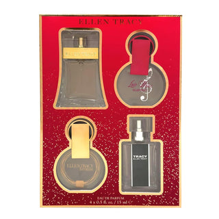 Ellen Tracy 4 * Eau De Parfum Spray Set For Women: Classic + Bronze + Tracy + Love Notes by Ellen Tracy