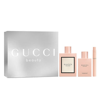 Gucci Bloom 3 Pcs Set For Women: Eau De Parfum Spray + Eau De Parfum Spray + 3.3 Body Lotion by Gucci