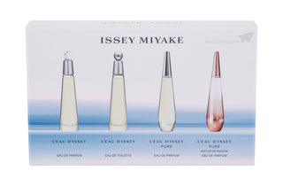 Issey Miyake 4 Pcs Mini Set For Women: Issey Miyake Eau De Toilette + Issey Miyake Eau De Parfum + Pure Eau De Parfum + Pure Nectar Eau De Parfum by Issey Miyake