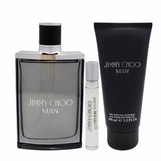 Jimmy Choo Man 3 Pcs Set: Eau De Toilette Spray + Eau De Toilette Spray + 3.4 Shower Gel by Jimmy Choo