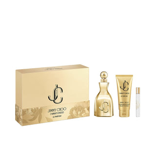 Jimmy Choo I Want Choo Le Parfum 3 Pcs Set For Women: 3.3 Parfum Spray + 0.25 Parfum Spray + 3.3 Body Lotion. by Jimmy Choo