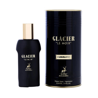 Lattafa Alhambra Glacier Le Noir Eau De Parfum Spray For Men by Alhambra