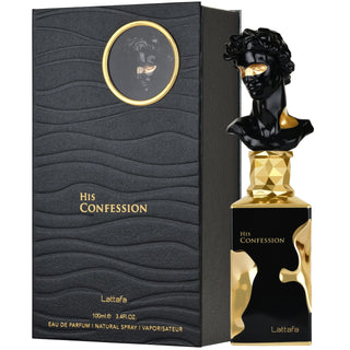 Lattafa His Confession Eau De Parfum Spray by Lattafa