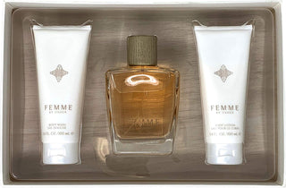 Usher Femme 3 Pcs Set: Eau De Parfum Spray + 3.4 Shower Gel + 3.4 Body Lotion by Usher Raymond