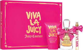Viva La Juicy 3 Pcs Set For Women: Eau De Parfum Spray + Eau De Parfum Spray + 4.2 Body Cream by Juicy Couture