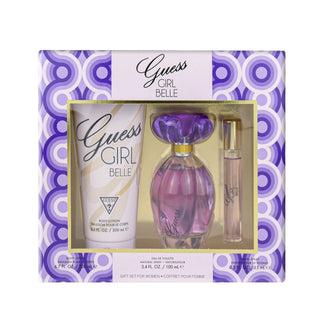 Guess Girl Belle 3 Pcs Set: Eau De Toilette Spray + Eau De Toilette Spray + 6.7 Body Lotion by Guess