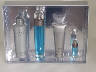 360 4 Pcs Set For Men: Eau De Toilette Spray + Body Spray + Shower Gel + Eau De Toilette Spray by Perry Ellis