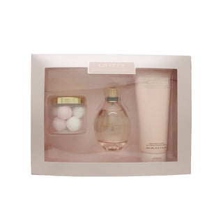 Lovely Sarah Jessica Parker 3 Pcs Set: Eau De Parfum Spray + 6.7 Body Lotion + Bath Bombs by Sarah Jessica Parker