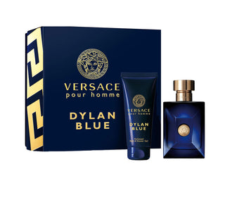 Versace Dylan Blue 2 Pcs Set: Eau De Toilette Spray + 3.4 Shower Gel (Travel) by Versace