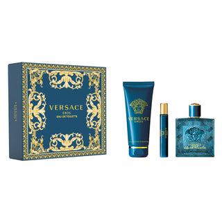 Versace Eros Eau de Toilette 3-Piece Gift Set for Men
