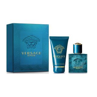 Versace Eros 2 Pcs Set For Men: Eau De Toilette Spray + 3.4 Shower Gel (Travel Set) by Versace