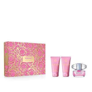 Versace Bright Crystal 3 Pcs Set For Women: Eau De Toilette Spray + 1.7 Shower Gel + 1.7 Body Lotion (Hard) by Versace