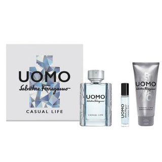 Ferragamo Uomo Casual Life 3 Piece Gift Set